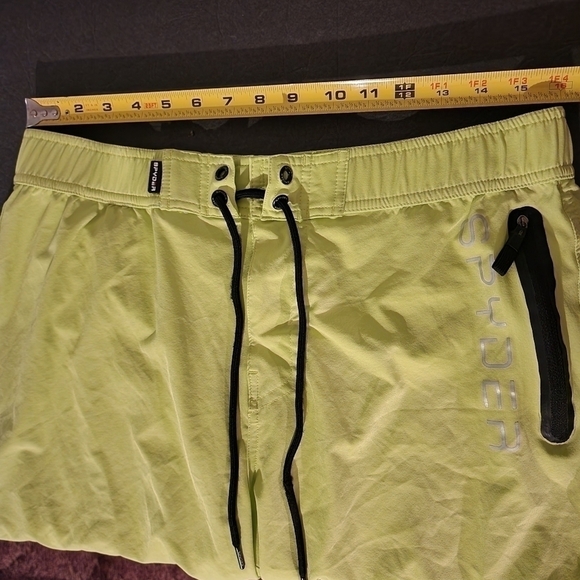 💕5 For $20 Spyder Lime Green Lined 4 Way Swim Trunks Board Shorts 8"- Sz XL - Picture 10 of 12